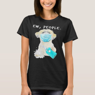 Shih Tzu Ew People Dog Wearing A Face Mask T-Shirt