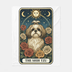 Shih Tzu Fleece Blanket