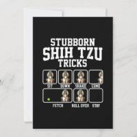 Shih Tzu Gift |Stubborn Dog Tricks Dog Lover