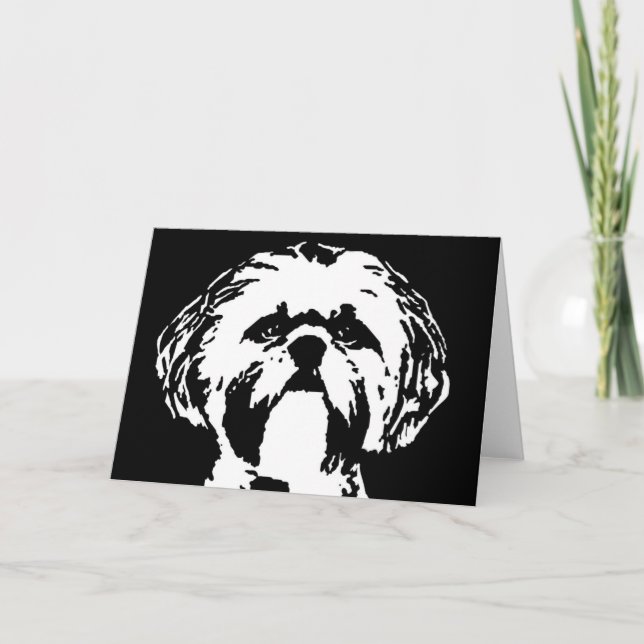 Shih Tzu Gifts - Card (Front)