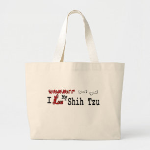 Shih Tzu Gifts Large Tote Bag