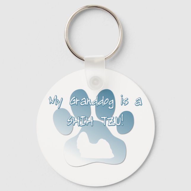 Shih Tzu Granddog Key Ring (Front)