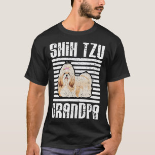 Shih Tzu Grandpa Proud Dogs T-Shirt
