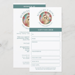 Shih Tzu Grooming Salon Gift Voucher