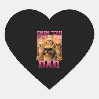 Shih Tzu    Heart Sticker