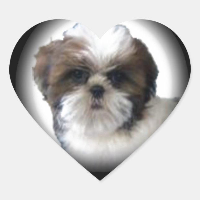 Shih-Tzu Heart Sticker (Front)