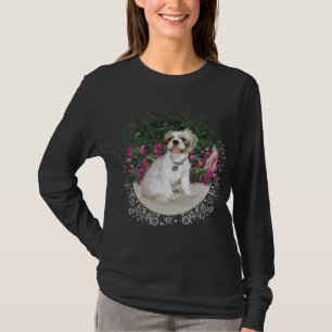 Shih Tzu in a Garden Setting T-Shirt