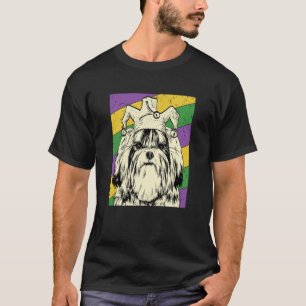 Shih Tzu Jester Mardi Gras Dog Mom or Dad T-Shirt