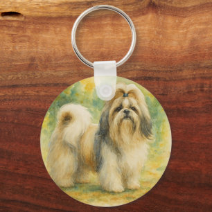 Shih Tzu Key Ring