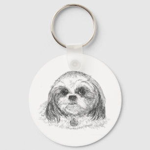 Shih Tzu Key Ring