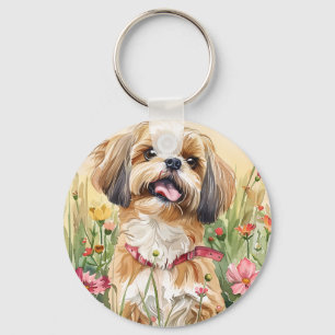 Shih Tzu Keychain  – Cute Dog Keychain 