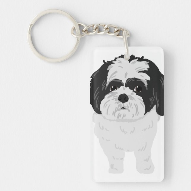 Shih-Tzu Keychain Front and Butt (Front)