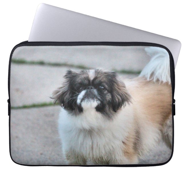 Shih tzu laptop sleeve (Front)