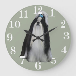 SHIH TZU LARGE CLOCK