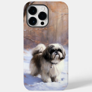 Shih Tzu Let It Snow Christmas  Case-Mate iPhone 14 Pro Max Case