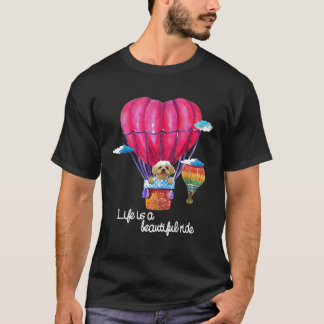 Shih Tzu Life Is A Beautiful Ride Cute balloon T-Shirt