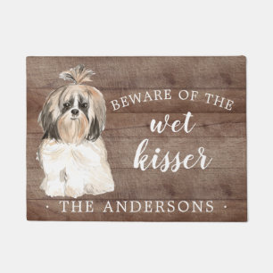 Shih tzu Longer hair Dog Personalised Door Mat
