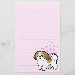 Shih Tzu Love (puppy cut) Stationery