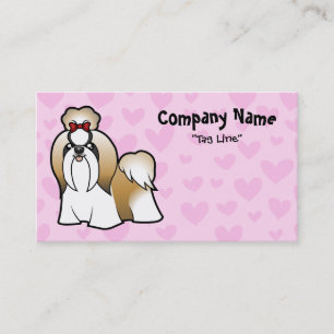 Shih Tzu Love (show cut) Business Card
