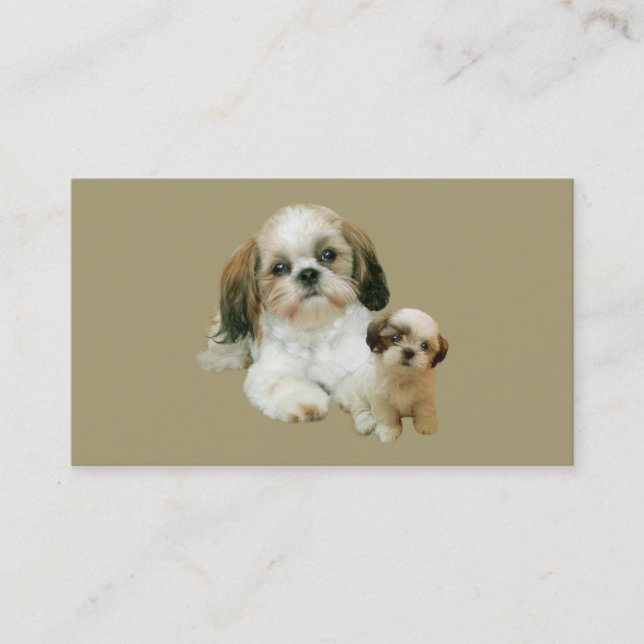 Shih Tzu Lover Business Card (Front)