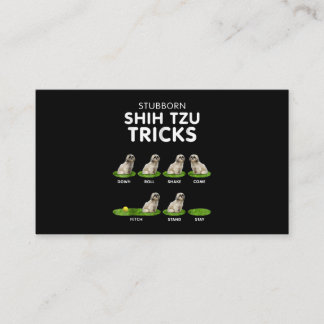 Shih Tzu Lover | Funny Shih Tzu Trick Dog Love Enclosure Card