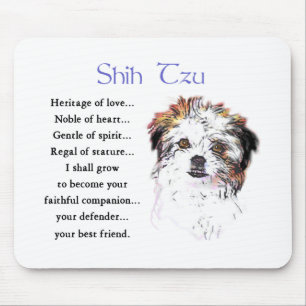 Shih Tzu Lovers Gifts Mouse Mat