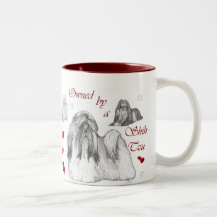 Shih Tzu Lovers Gifts Two-Tone Coffee Mug