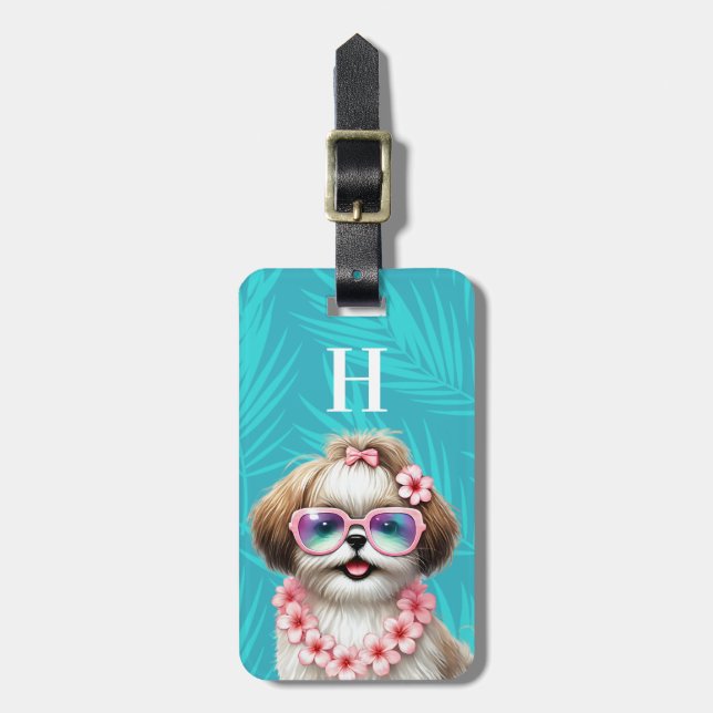 Shih Tzu Luggage Tag (Front Vertical)