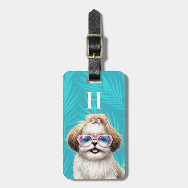 Shih Tzu Luggage Tag (Front Vertical)