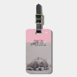 Shih Tzu Mama Luggage Tag for Dog Moms