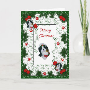 Shih Tzu Merry Christmas Holiday Card