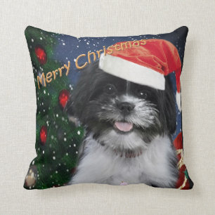 Shih Tzu Merry Christmas Pillows