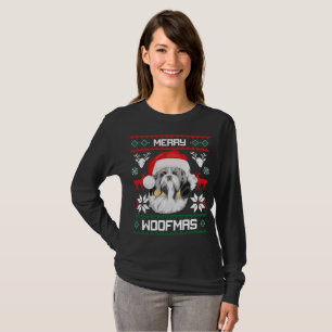 Shih Tzu Merry Woofmas Christmas T-Shirt