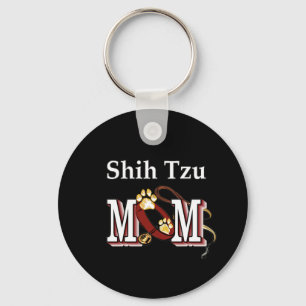 Shih Tzu MOM Gifts Key Ring