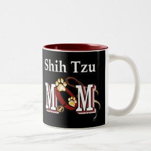 Shih Tzu MOM Gifts Two-Tone Coffee Mug
