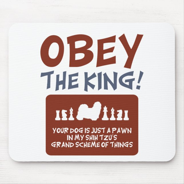 Shih Tzu Mouse Mat (Front)