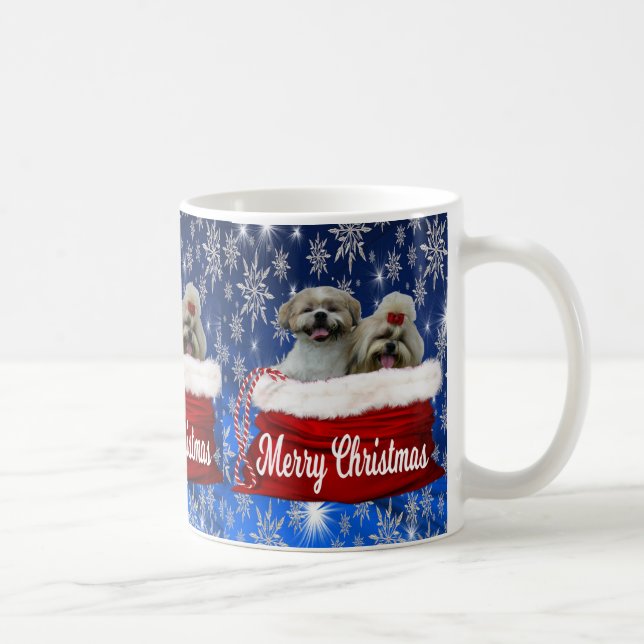 Shih tzu Mug Christmas (Right)
