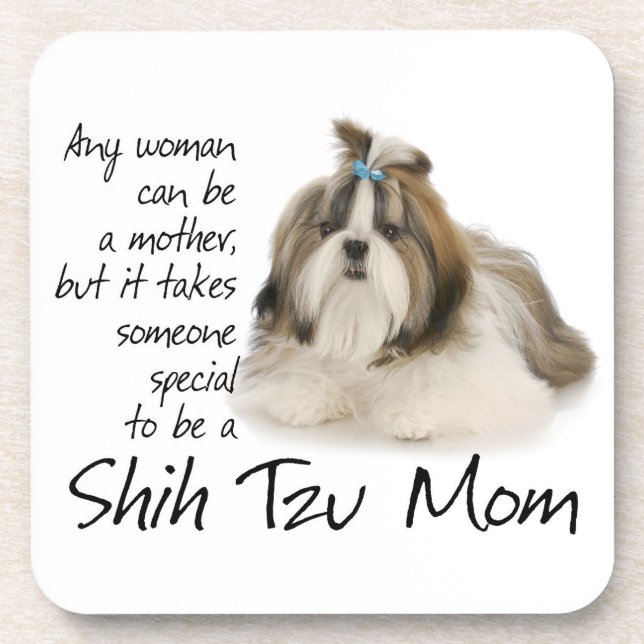 Shih Tzu Mum Coasters (Front)