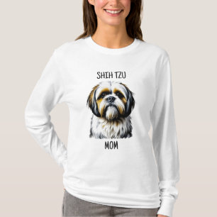  Shih Tzu Mum   Dog Lovers T-Shirt