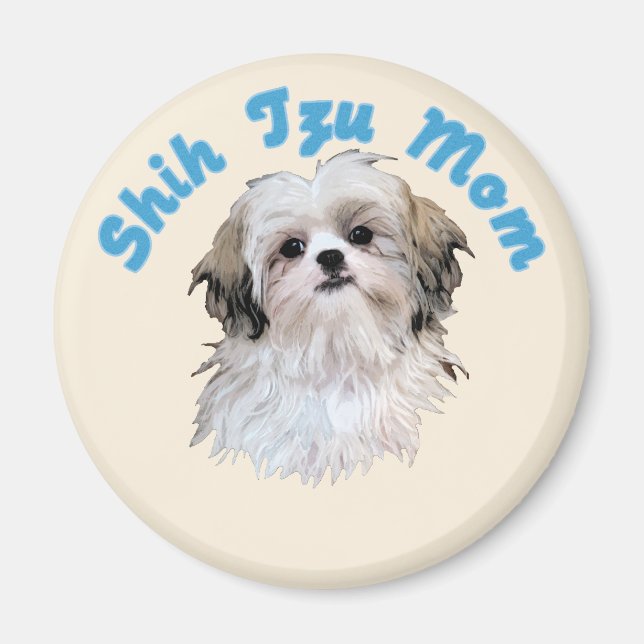 Shih Tzu Mum Magnet (Front)