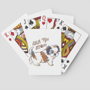 Shih Tzu Mum Playing Cards