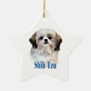 Shih Tzu Name Ceramic Tree Decoration
