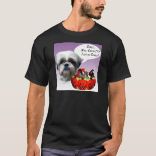 Shih Tzu (natural) Halloween Candy T-Shirt