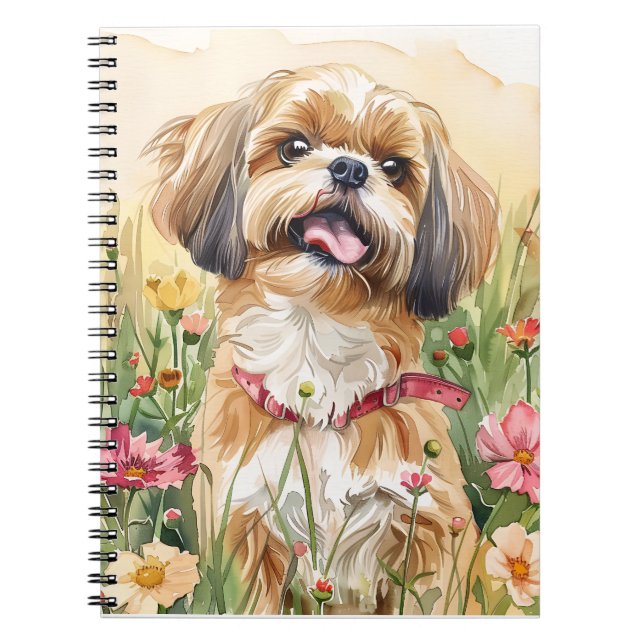 Shih Tzu Notebook– Cute Dog Notebook (Front)