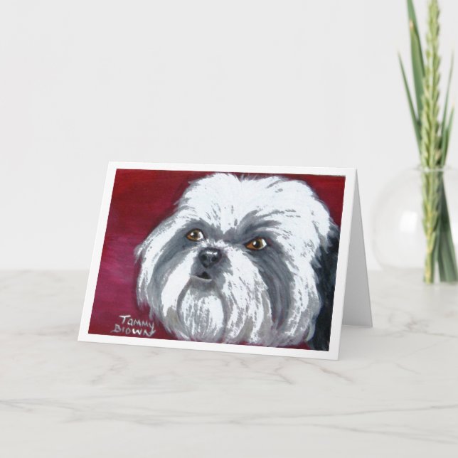 Shih Tzu Notecard (Front)