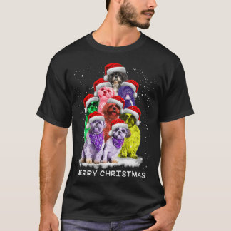 Shih Tzu Ornament Decoration Christmas Tree Dog Xm T-Shirt