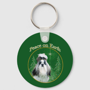 Shih Tzu Peace Key Ring