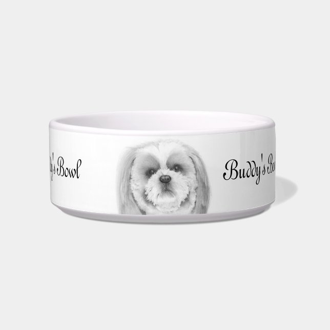 Shih Tzu Pet bowl (Front)
