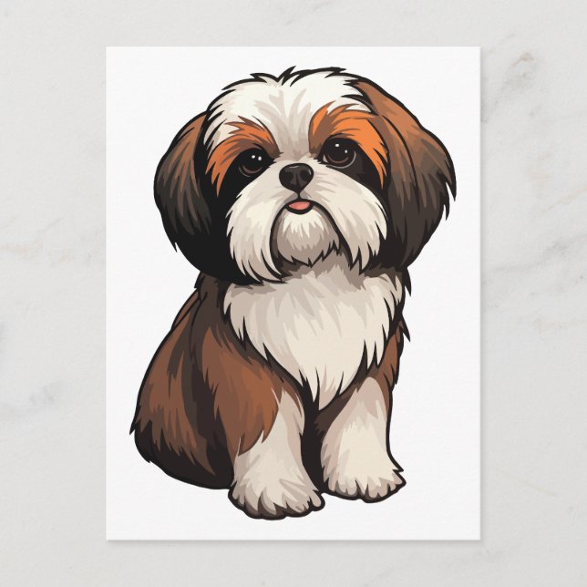 Shih Tzu Postcard (Front)