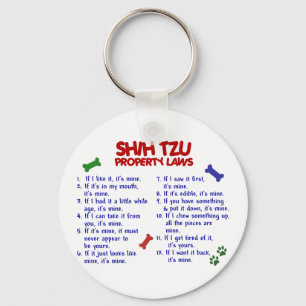 SHIH TZU Property Laws 2 Key Ring